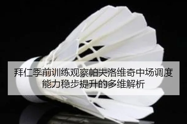 拜仁季前训练观察帕夫洛维奇中场调度能力稳步提升的多维解析
